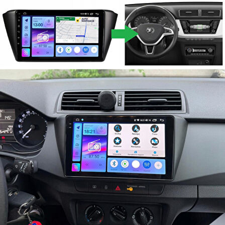 Skoda Fabia Android Multimedya Sistemi 4-64 For-X (2015-2020)