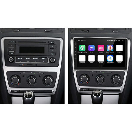 Skoda Octavia Android Multimedya Sistemi 4-64 For-X (2004-2013)