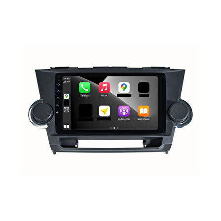 Toyota Highlander Android Multimedya Sistemi 4-64 For-X (2007-2013)