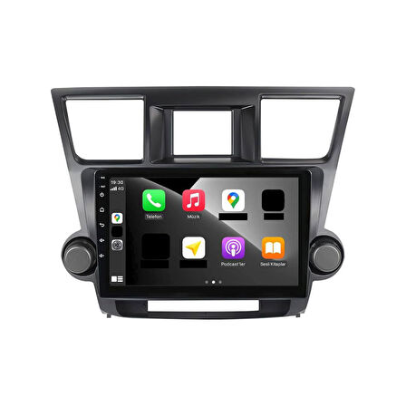 Toyota Highlander Android Multimedya Sistemi 4-64 For-X (2007-2013)