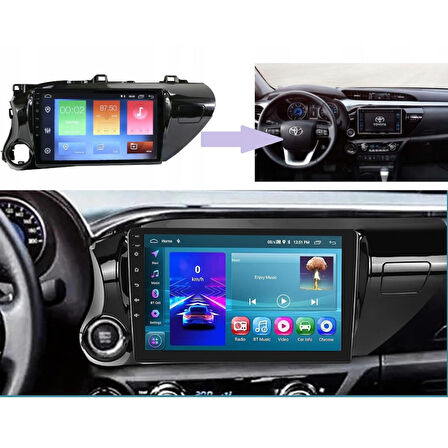 Toyota Hilux Android Multimedya Sistemi 4-64 For-X (2015-2020)