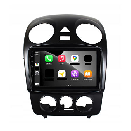 Volkswagen Beetle Android Multimedya Sistemi 4-64 For-X (2004-2007)