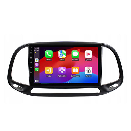 Fiat Doblo Android Multimedya Sistemi 4-64 For-X (2016-2022)