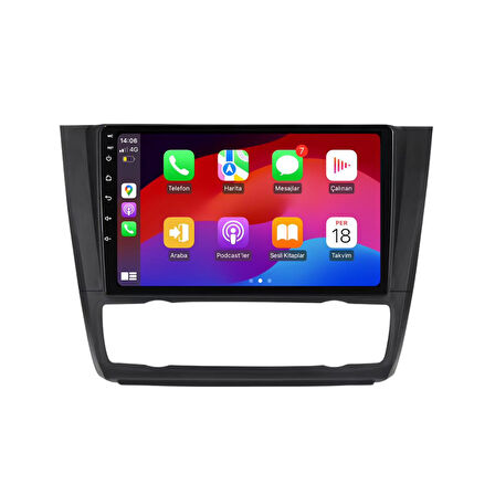 Bmw 1 Serisi E81-E82-E87-E88 Dijital Klima Android Multimedya Sistemi 4-64 For-X (2007-2011)