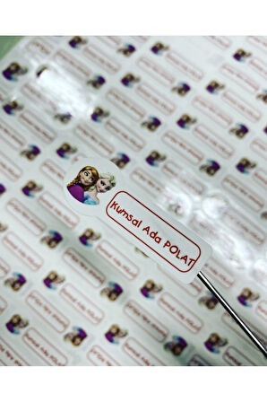 Okul Etiketi, Kalem Defter Etiketi, ELSA Etiketi - 194 Adet Opak Sticker