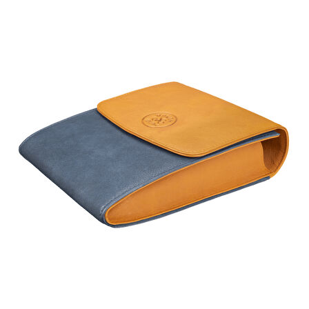 Vauen 640 Lacivert Deri Pipo Çantası 650001