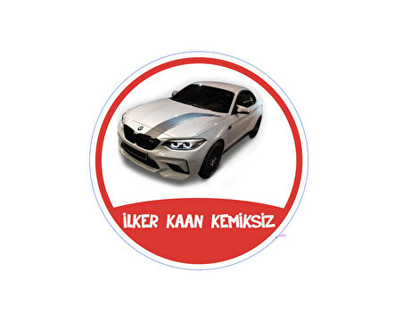 Okul Etiketi, Kalem Defter Etiketi, BMW Etiketi - 60 Adet 4cm Opak Sticker