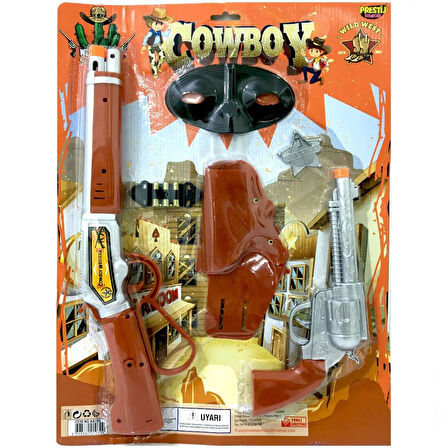 Cowboy Kılıflı Kartela Kovboy Seti