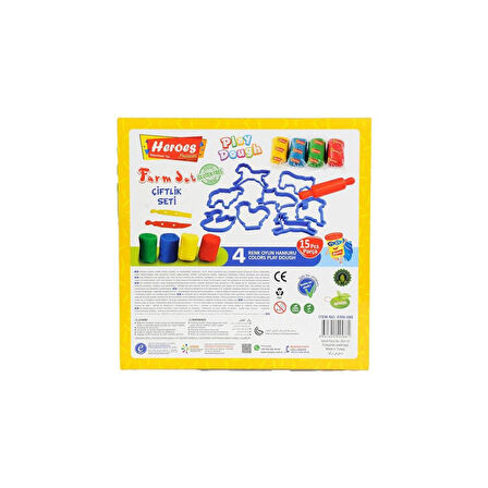 ERN-588 Heroes Orta Kutulu Çiftlik Oyun Hamuru Seti  - Eren Oyuncak