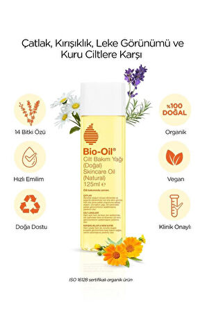 Bio-Oil Çatlak Karşıtı ve Natural Cilt Bakım Yağı 125ml