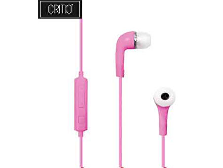 Critic J5 Kulakiçi Kulaklık Pembe
