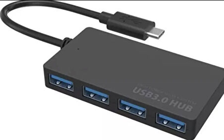 ZR424 Siyah 103U3 Type-C Usb 3.0 Hub