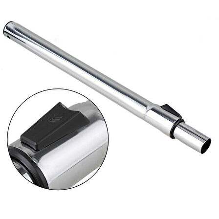 Magic Bags | 32mm Teleskopik Süpürge Borusu | Paslanmaz Çelik | 60-100 cm | Tüm Markalarla Uyumlu
