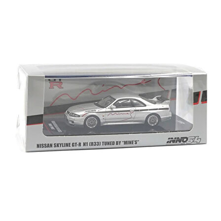 Inno 64 Models Nissan Skyline GT-R (R33) "Tuned by Mine's" Gümüş