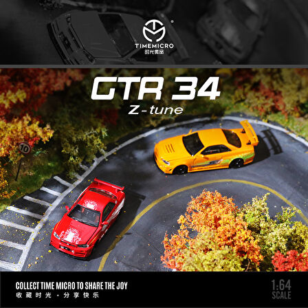 TimeMicro 1:64 Nissan GTR34 F&F