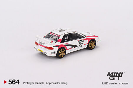 Mini GT 1/64 564 SUBARU Impreza WRC98 1999 Rally Tour de Corse #22