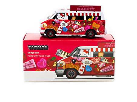 Tarmac Works Dodge Van Hello Kitty Food Truck