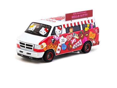 Tarmac Works Dodge Van Hello Kitty Food Truck