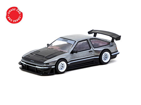 Tarmac Works Toyota Sprinter Trueno AE86 Widebody Beyaz / Siyah Tarmac Kartları ile Birlikte