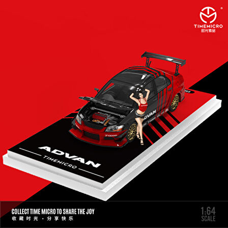 TimeMicro 1:64 Mitsubish EVO 9. Nesil ADVAN