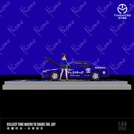 TimeMicro 1:64 Nissan GTR R32 Nismo No. 23 Race Car