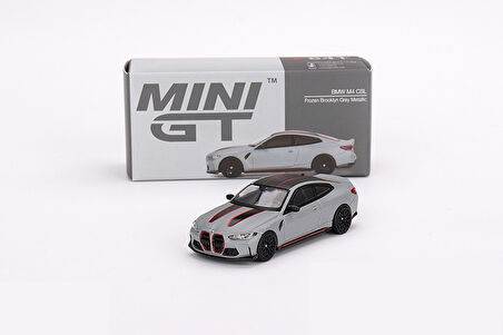Mini GT 1/64 641 BMW M4 CSL Frozen Brooklyn Grey Metallic