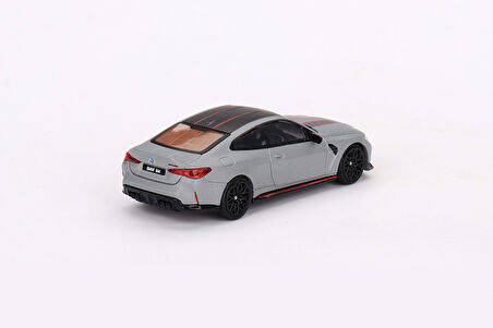 Mini GT 1/64 641 BMW M4 CSL Frozen Brooklyn Grey Metallic