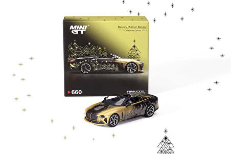 Mini GT 1/64 660 Bentley Mulliner Bacalar 2023 Christmas Edition ​Limited 9999 pieces