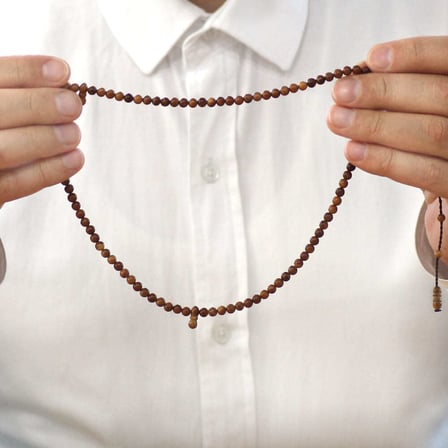 Kuka Namaz Tesbihi - Sistemli - Açık Kahverengi - Küre Kesim