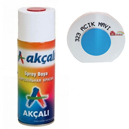 Akçalı Sprey Boya 400 ml 323 Açık Mavi