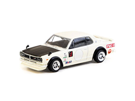 NISSAN SKYLINE 2000 GT-R  RHD SILVER 1/64  TARMAC WORKS