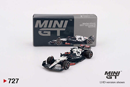 Mini GT 1/64 727 AlphaTauri AT04 Nyck de Vries 2023 F1 2023 Australian GP 