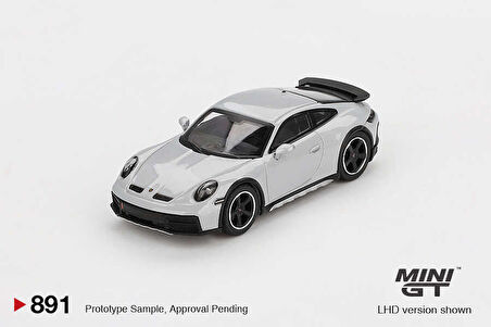 Mini GT 1/64 891 Porsche 911 Dakar Ice Gray Metallic