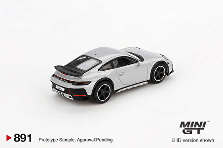 Mini GT 1/64 891 Porsche 911 Dakar Ice Gray Metallic