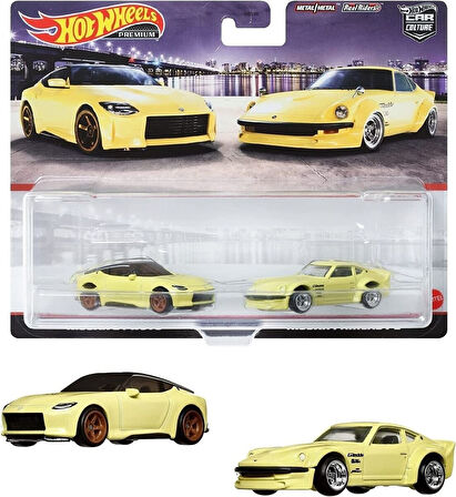 Hot Wheels 2 li Premıum Real Riders Nissan Z Proto ve Nissan Fairlady Z 