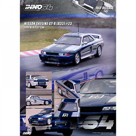 Inno 64 Models Nissan GT-R (R32) Gr. Test Car 1989