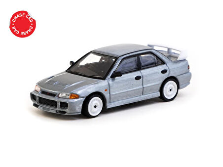 Tarmac Works 1/64 Mitsubishi Lancer RS  Evolution III White - Lamley Special Edition - GLOBAL64