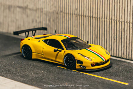 Tarmac Works 1/64 Ferrari 458 Italia GT3 Yellow - ROAD 64