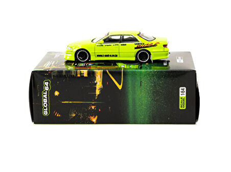 Tarmac Works 1/64 VERTEX Toyota Mark II JZX100 Light Green - Tokyo Auto Salon 2025 Special Edition - GLOBAL64