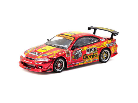 Tarmac Works 1/64 HKS Hiper Silvia RS-2 Chrome Red - Tokyo Auto Salon 2025 Special Edition - GLOBAL64