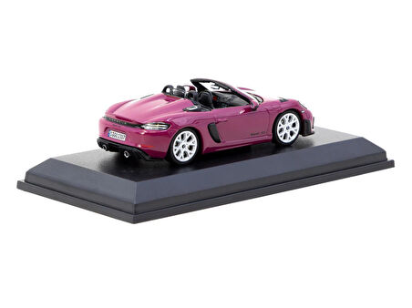 Minichamps X Tarmac Works 1/64 Porsche 718 Spyder RS Ruby Star Neo - COLLAB64