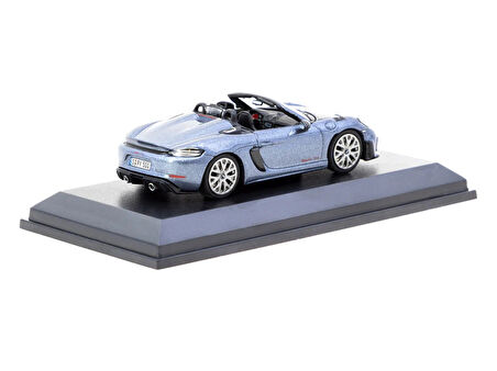 Minichamps X Tarmac Works 1/64 Porsche 718 Spyder RS Vanadium Grey Metallic - COLLAB64