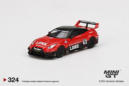 Mini GT 324 LB-Silhouett WORKS GT Nissan 35GT-RR / Red-Black