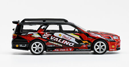 Pop Race 1/64 Nissan Shell Valino Stagea R34 Pluto Mok Driftagea - PR64-38