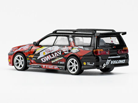 Pop Race 1/64 Nissan Shell Valino Stagea R34 Pluto Mok Driftagea - PR64-38