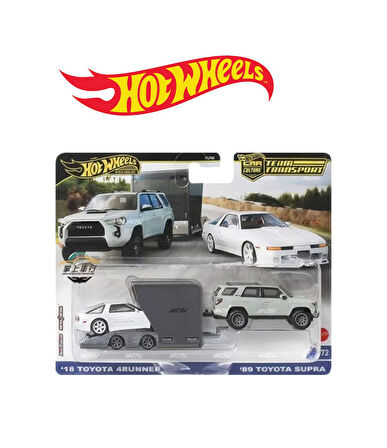 Hot Wheels Premium Car Culture Team Transport '18 Toyota 4Runner / '89 Toyota Supra #72