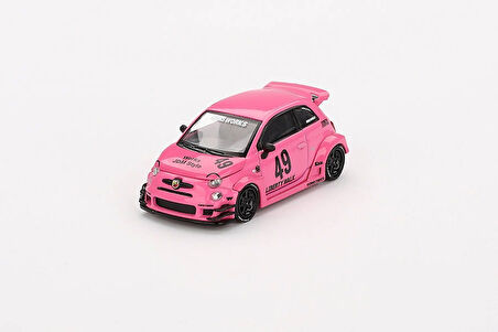 Mini GT 1/64 851 ABARTH 595 LB-WORKS x Abas Works Pink