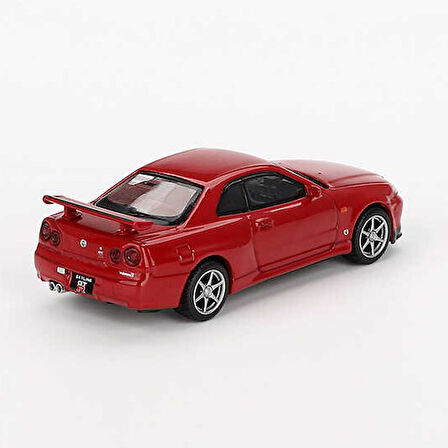 Mini GT 796 Nissan Skyline GT-R (R34) V-Spec Active Red