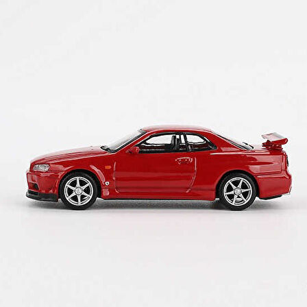 Mini GT 796 Nissan Skyline GT-R (R34) V-Spec Active Red