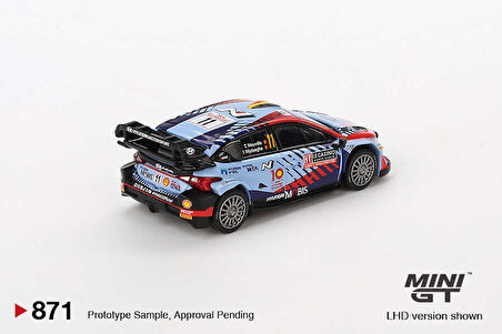 Mini GT 1/64 871 Hyundai i20 N Rally1 Hybrid 2024 Rallye Monte-Carlo Winner